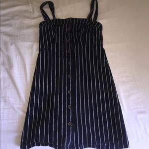 Black, striped Hollister dress